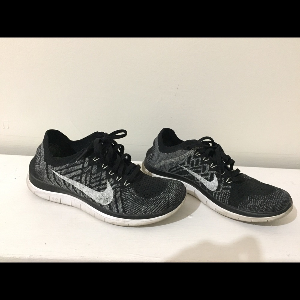 Nike Free black running shoes